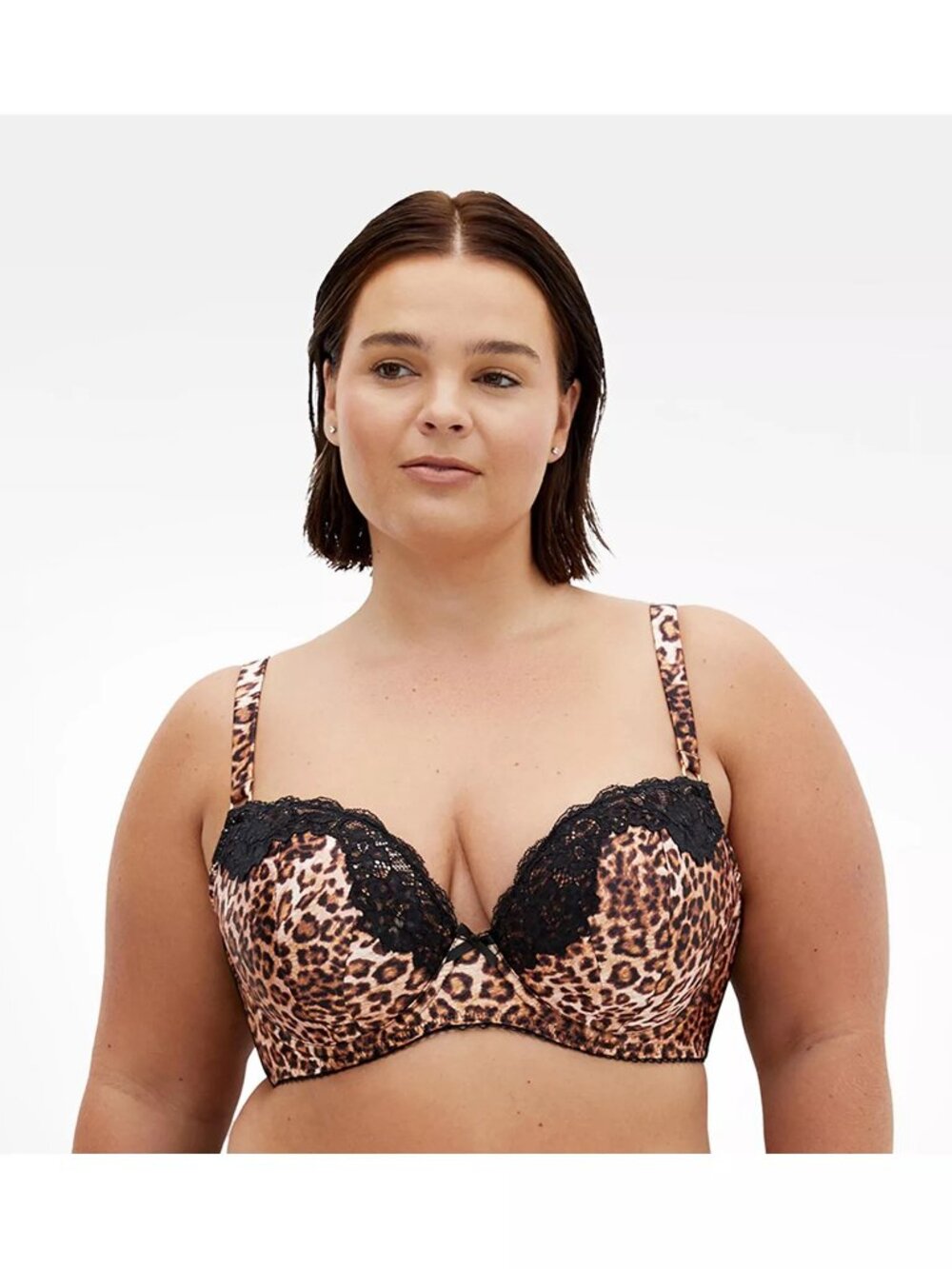 CITY CHIC Women's Romy Uplift Bra Leopard 42G NWT